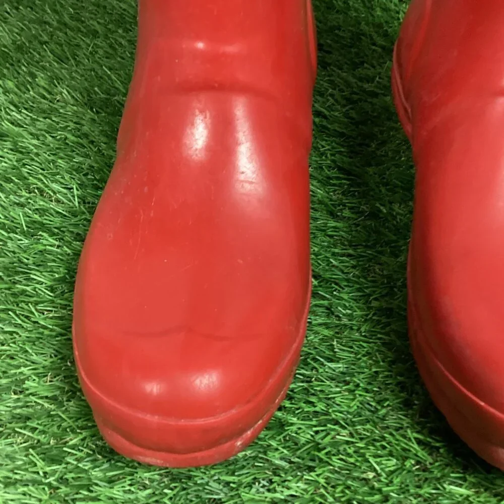 Red Hunter Boots 8 - Picture 4 of 15